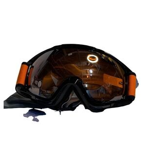 Findway Ski Goggles Orange OTG UV400 Anti-Fog Snowboarding Activity Gear Eyewear